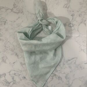 Madewell Mint Green Organic Cotton Bandana